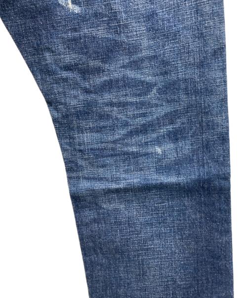 uniform experiment（ユニフォームエクスペリメント）uniform experiment (ユニフォームエクスペリメント) DAMAGED DENIM インディゴ サイズ:34の古着・服飾アイテム