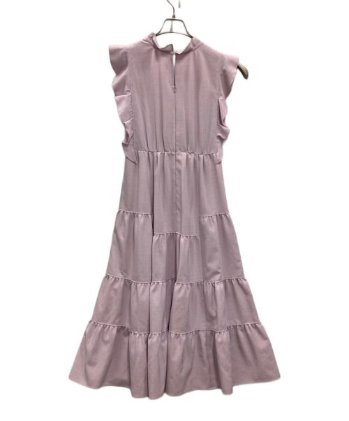 Snidel（スナイデル）Snidel (スナイデル) デザインティアードワンピース ピンクの古着・服飾アイテム