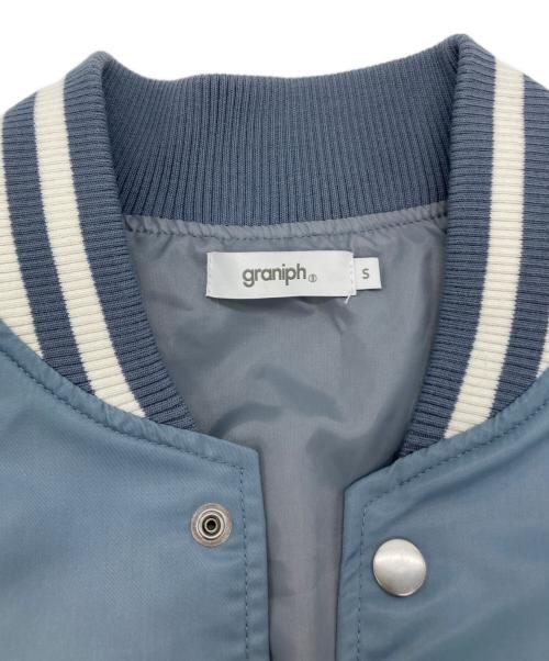 graniph（グラニフ）graniph (グラニフ) 11ぴきのねこ 刺繍スタジャン ブルー サイズ:Sの古着・服飾アイテム