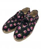 PRADAプラダ）の古着「ギャバジン レースアップシューズ」｜ブラック