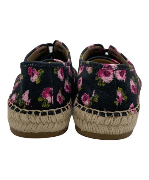 PRADA（プラダ）PRADA (プラダ) ギャバジン レースアップシューズ ブラック サイズ:37　1/2の古着・服飾アイテム