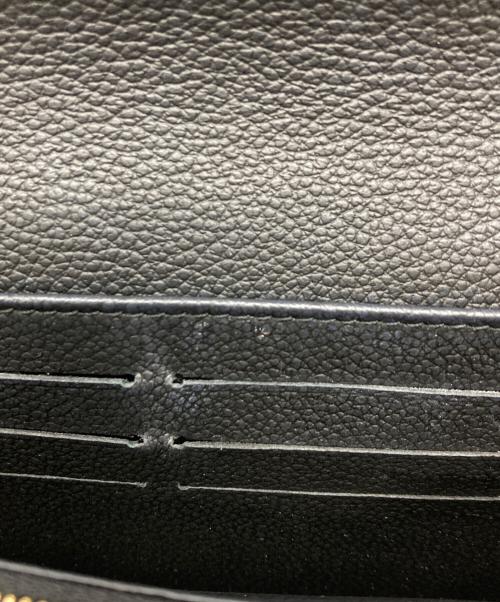 LOUIS VUITTON（ルイ ヴィトン）LOUIS VUITTON (ルイ ヴィトン) バイカラー モノグラム・アンプラント レザー ウォレット ブラック×ピンクの古着・服飾アイテム