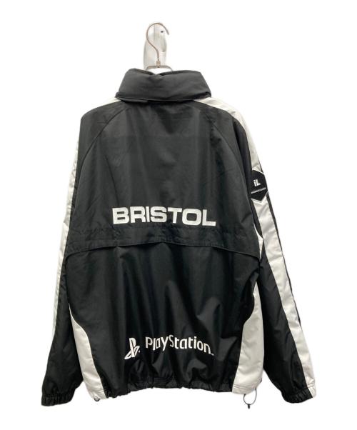 F.C.R.B.（エフシーレアルブリストル）F.C.R.B. (エフシーレアルブリストル) PlayStation (プレイステーション) WARM UP JACKET ブラック サイズ:XLの古着・服飾アイテム