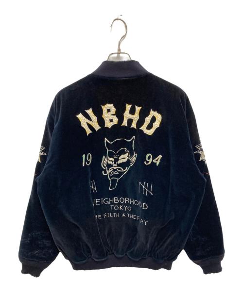 NEIGHBORHOOD（ネイバーフッド）NEIGHBORHOOD (ネイバーフッド) SAVAGE SOUVENIR JACKET ネイビー サイズ:Mの古着・服飾アイテム