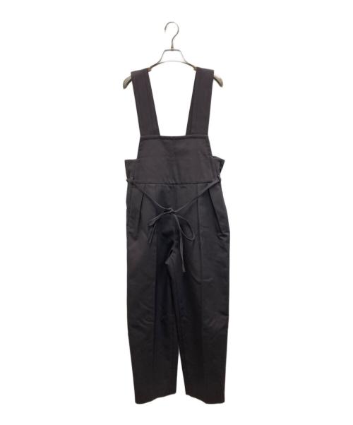 DRAWER（ドゥロワー）Drawer (ドゥロワー) コットンウールツイルサロペット ブラウン サイズ:36の古着・服飾アイテム