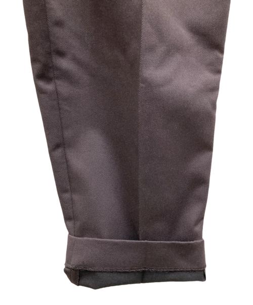 DRAWER（ドゥロワー）Drawer (ドゥロワー) コットンウールツイルサロペット ブラウン サイズ:36の古着・服飾アイテム