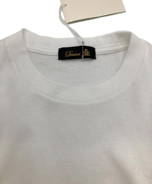 DRAWER（ドゥロワー）Drawer (ドゥロワー) コットンポンチノースリーブプルオーバー ホワイト サイズ:1の古着・服飾アイテム