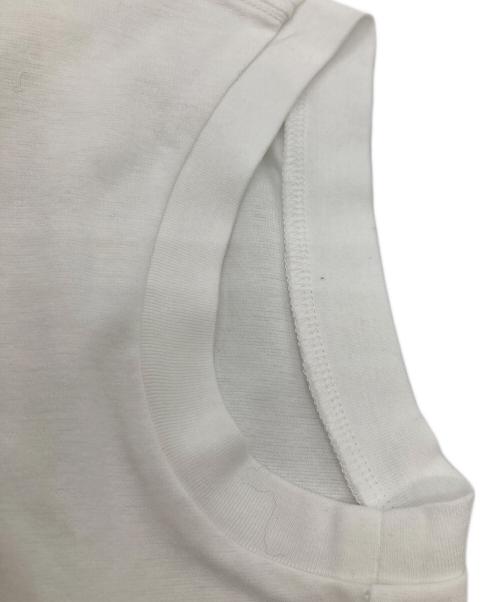 DRAWER（ドゥロワー）Drawer (ドゥロワー) コットンポンチノースリーブプルオーバー ホワイト サイズ:1の古着・服飾アイテム