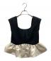 THE TOE (ザ・トゥー) Ifestou Frill Top ブラック×ホワイト サイズ:S：15000円