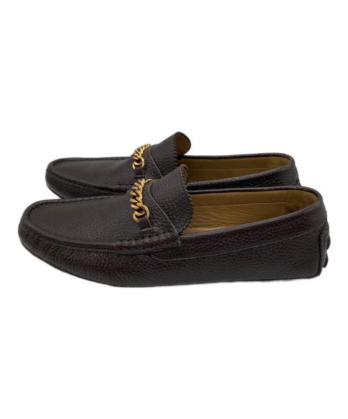 TOM FORD（トムフォード）TOM FORD (トムフォード) ドライビングシューズ ブラウン サイズ:9 1/2の古着・服飾アイテム