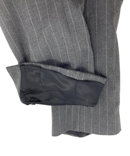 ZARA（ザラ）ZARA (ザラ) MAISON SPECIAL (メゾンスペシャル) ストライプ ディストラクト ブレザー グレー サイズ:XS/Sの古着・服飾アイテム