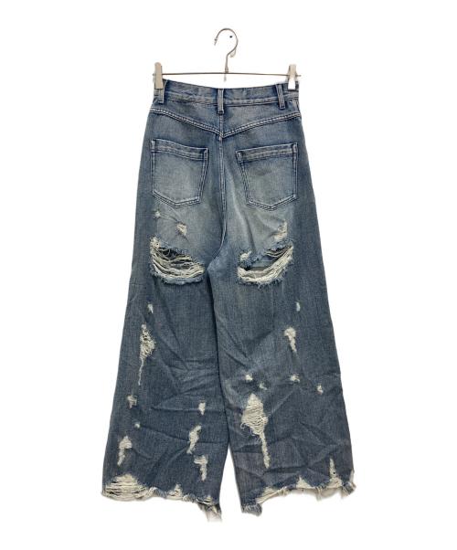 PRANK PROJECT（プランクプロジェクト）PRANK PROJECT (プランクプロジェクト) Hard Crushed Wide Denim インディゴ サイズ:36の古着・服飾アイテム