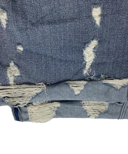 PRANK PROJECT（プランクプロジェクト）PRANK PROJECT (プランクプロジェクト) Hard Crushed Wide Denim インディゴ サイズ:36の古着・服飾アイテム