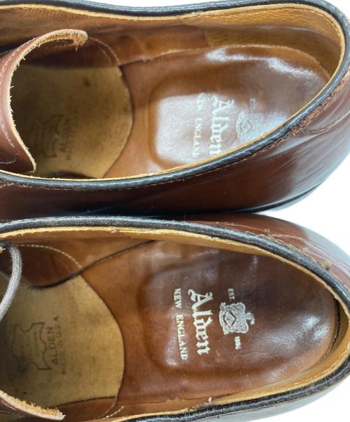 Alden（オールデン）Alden (オールデン) MILITARY PLAIN TOE OX ブラウン サイズ:SIZE 8 Dの古着・服飾アイテム