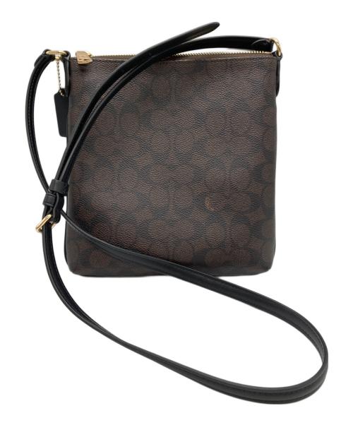 COACH（コーチ）COACH (コーチ) MINI ROWAN FILEショルダーバッグ ブラウンの古着・服飾アイテム