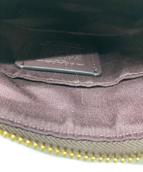 COACH（コーチ）COACH (コーチ) MINI ROWAN FILEショルダーバッグ ブラウンの古着・服飾アイテム
