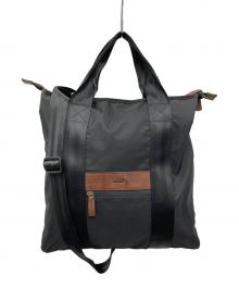 土屋鞄（ツチヤカバン）の古着「CORDURAR ECO 2wayスリムトート」｜ブラック