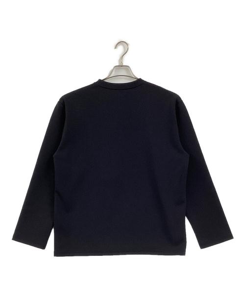 COLUMN（コラム）COLUMN (コラム) レザーパッチポケットロングスリーブTシャツ ブラック サイズ:Mの古着・服飾アイテム