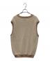 TTT MSW (ティー) Lame knit vest ベージュ サイズ:M：8000円