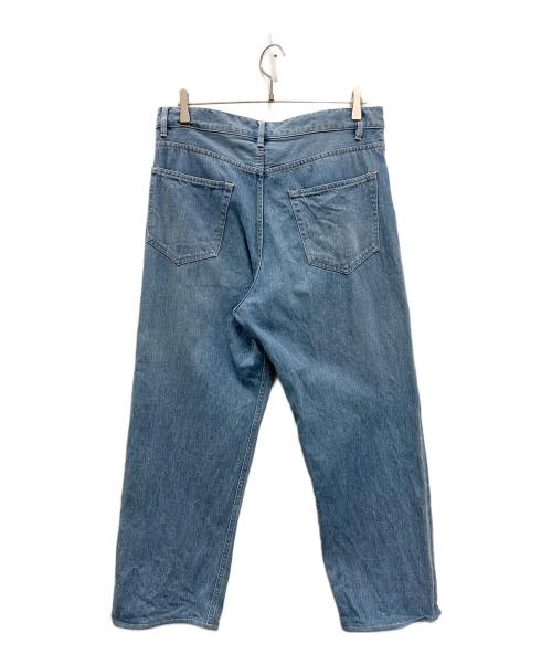 AURALEE（オーラリー）AURALEE (オーラリー) SELVEDGE FADED LIGHT DENIM WIDE PANTS インディゴ サイズ:SIZE 4の古着・服飾アイテム