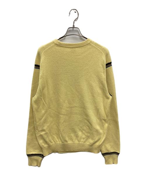 PAUL SMITH（ポールスミス）Paul Smith (ポールスミス) フラワーニット イエロー サイズ:Mの古着・服飾アイテム