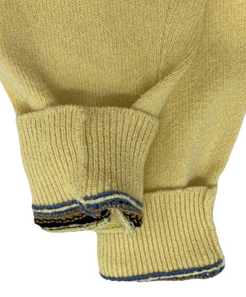 PAUL SMITH（ポールスミス）Paul Smith (ポールスミス) フラワーニット イエロー サイズ:Mの古着・服飾アイテム