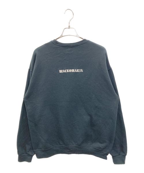 WACKO MARIA（ワコマリア）WACKO MARIA (ワコマリア) CREW NECK SWEAT SHIRT ブラック サイズ:Lの古着・服飾アイテム