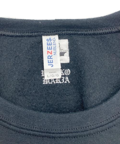 WACKO MARIA（ワコマリア）WACKO MARIA (ワコマリア) CREW NECK SWEAT SHIRT ブラック サイズ:Lの古着・服飾アイテム