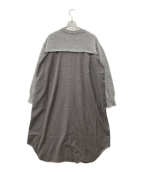ADAWAS（アダワス）ADAWAS (アダワス) LAYERED DRESS グレー サイズ:FREE 未使用品の古着・服飾アイテム