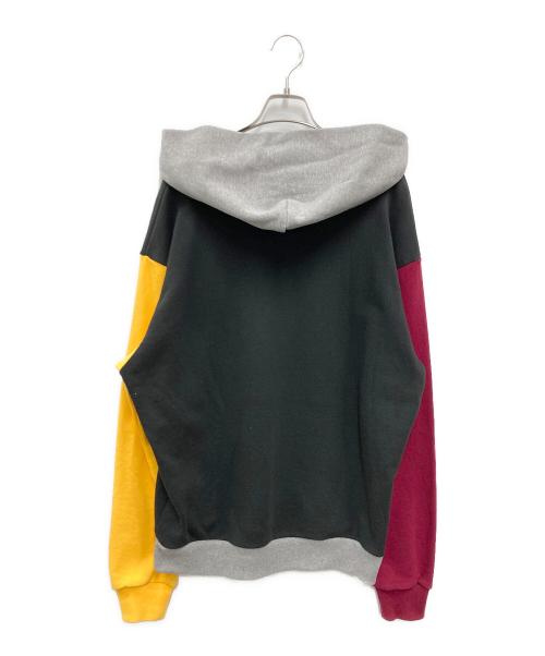 UNDER R（アンダーアール）UNDER R (アンダーアール) Inspiration (インスピレーション) UNDER R×Inspiration Hoodie ブラック×レッド×イエロー サイズ:Lの古着・服飾アイテム