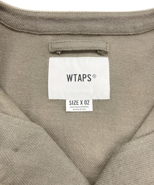 WTAPS（ダブルタップス）WTAPS (ダブルタップス) LEAGUE L/S SHIRT FLANNEL カーキ サイズ:2の古着・服飾アイテム