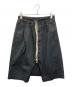 RICK OWENS（リックオウエンス）の古着「ポッズドローストリングショートパンツ」｜ブラック