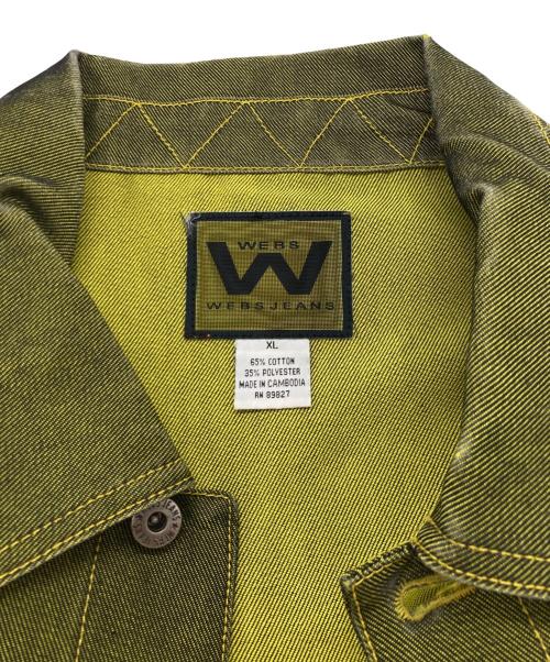 WEBS JEANS（ウェブズ ジーンズ）WEBS JEANS (ウェブズ ジーンズ) トラッカージャケット グリーン サイズ:XLの古着・服飾アイテム