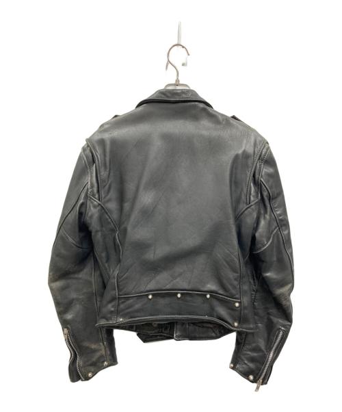 HARLEY-DAVIDSON（ハーレーダビッドソン）HARLEY-DAVIDSON (ハーレーダビッドソン) ダブルライダースジャケット ブラック サイズ:SIZE 40の古着・服飾アイテム