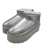 UGGアグ）の古着「Ultra Mini Platform Hi Shine」｜シルバー