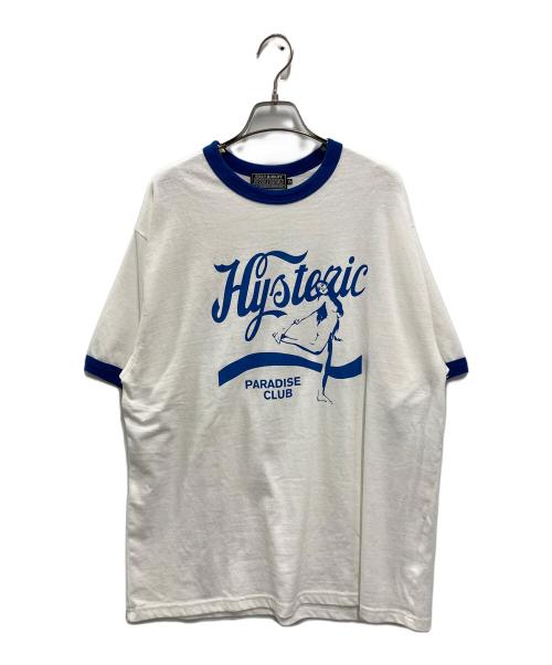 Hysteric Glamour（ヒステリックグラマー）Hysteric Glamour (ヒステリックグラマー) PARADISE CLUB Tシャツ ホワイト サイズ:XLの古着・服飾アイテム
