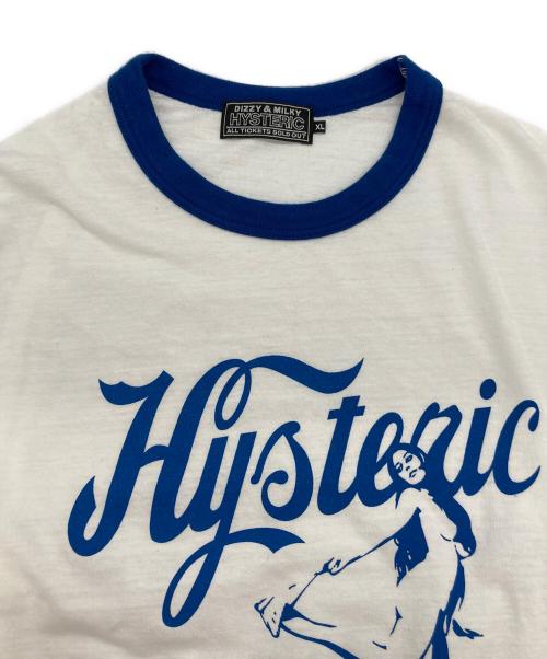 Hysteric Glamour（ヒステリックグラマー）Hysteric Glamour (ヒステリックグラマー) PARADISE CLUB Tシャツ ホワイト サイズ:XLの古着・服飾アイテム