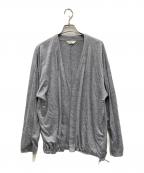 STILL BY HANDスティルバイハンド）の古着「ボタンレスカーディガン」｜グレー