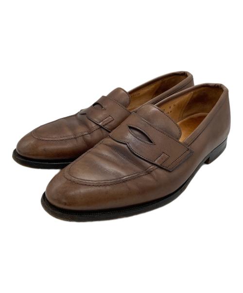Crockett & Jones（クロケット＆ジョーンズ）Crockett & Jones (クロケット＆ジョーンズ) コインローファー ブラウン サイズ:SIZE 8Dの古着・服飾アイテム
