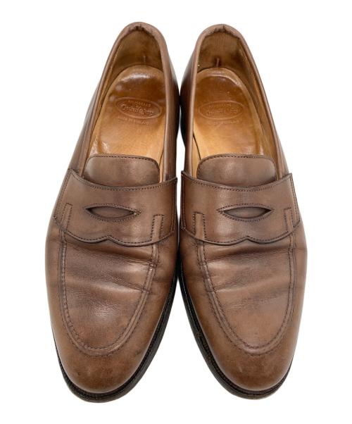 Crockett & Jones（クロケット＆ジョーンズ）Crockett & Jones (クロケット＆ジョーンズ) コインローファー ブラウン サイズ:SIZE 8Dの古着・服飾アイテム