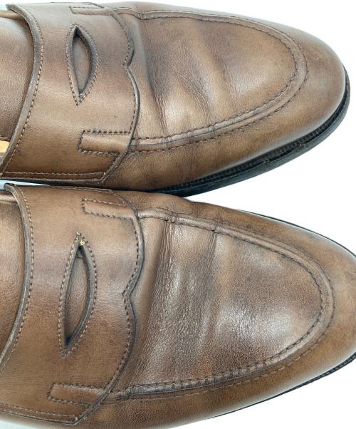 Crockett & Jones（クロケット＆ジョーンズ）Crockett & Jones (クロケット＆ジョーンズ) コインローファー ブラウン サイズ:SIZE 8Dの古着・服飾アイテム