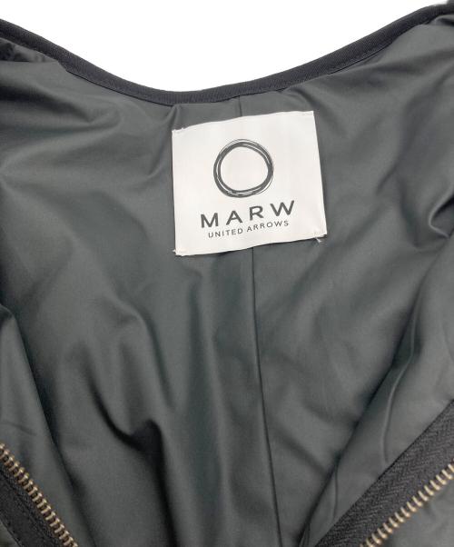 MARW UNITED ARROWS（マルゥ ユナイテッドアローズ）MARW UNITED ARROWS (マルゥ ユナイテッドアローズ) キルティングジャケット ブラック サイズ:36の古着・服飾アイテム