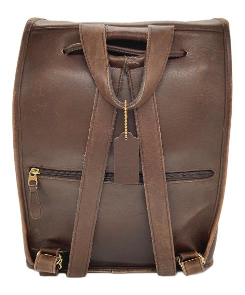 COACH（コーチ）COACH (コーチ) ターンロックレザーバックパック ブラウンの古着・服飾アイテム