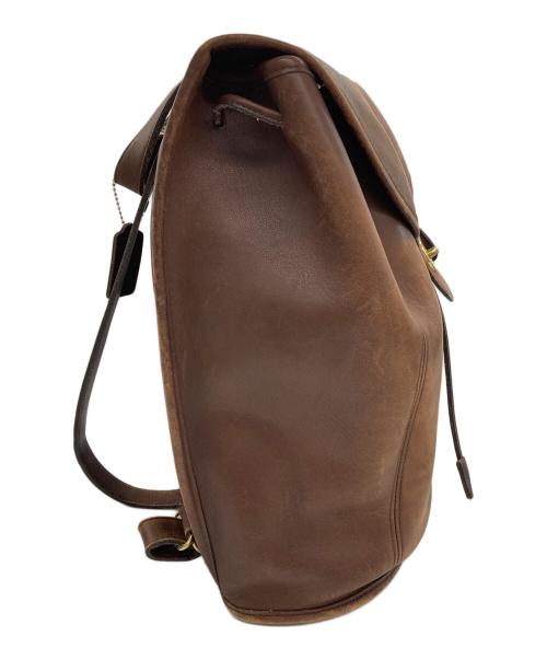 COACH（コーチ）COACH (コーチ) ターンロックレザーバックパック ブラウンの古着・服飾アイテム