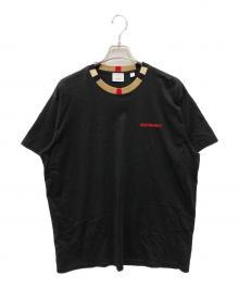 BURBERRY LONDON（バーバリーロンドン）の古着「ショートスリーブロゴTシャツ」｜ブラック