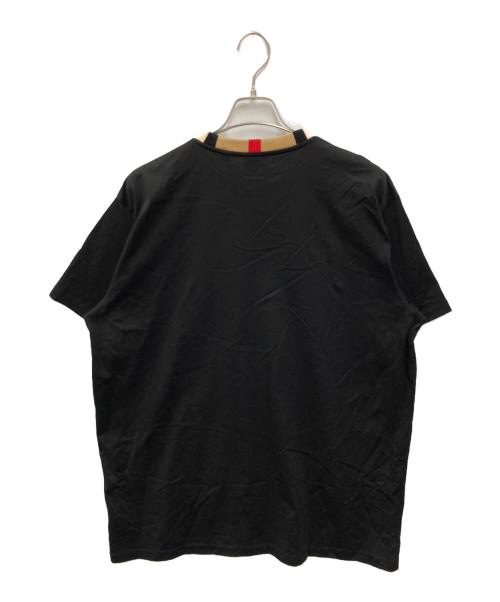 BURBERRY LONDON（バーバリーロンドン）BURBERRY LONDON (バーバリーロンドン) ショートスリーブロゴTシャツ ブラック サイズ:Lの古着・服飾アイテム