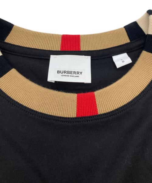 BURBERRY LONDON（バーバリーロンドン）BURBERRY LONDON (バーバリーロンドン) ショートスリーブロゴTシャツ ブラック サイズ:Lの古着・服飾アイテム