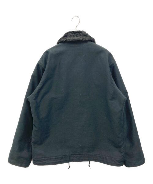 ALPHA（アルファ）ALPHA (アルファ) N-1 デッキジャケット ブラック サイズ:XLの古着・服飾アイテム