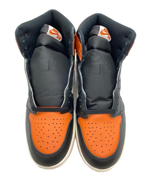 NIKE（ナイキ）NIKE (ナイキ) Air Jordan 1 Retro High OG オレンジ×ブラック サイズ:28cm 未使用品の古着・服飾アイテム