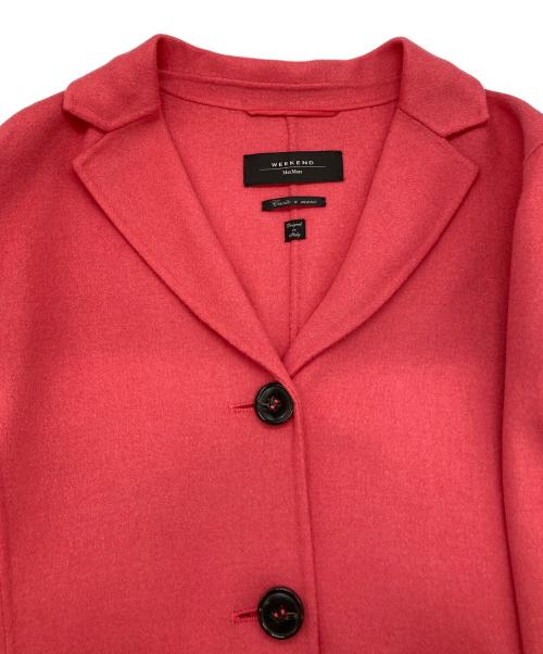 WEEKEND Max Mara（ウィークエンド マックスマーラ）Weekend Max Mara (ウィークエンド マックスマーラ) ウールコート ピンク サイズ:SIZE 42の古着・服飾アイテム